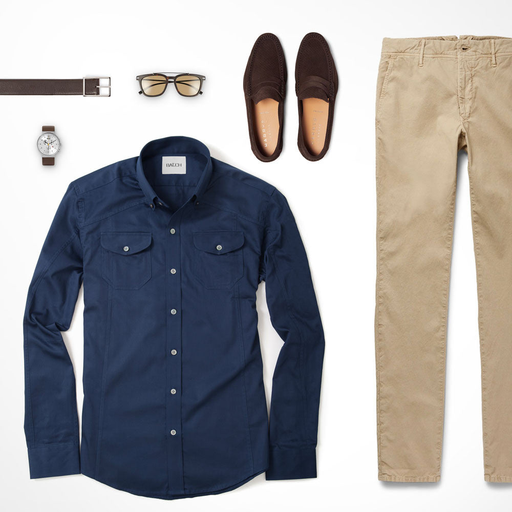 Brown shirt matching pant ideas. | Shirt outfit men, Blue pants men, Pants  outfit men