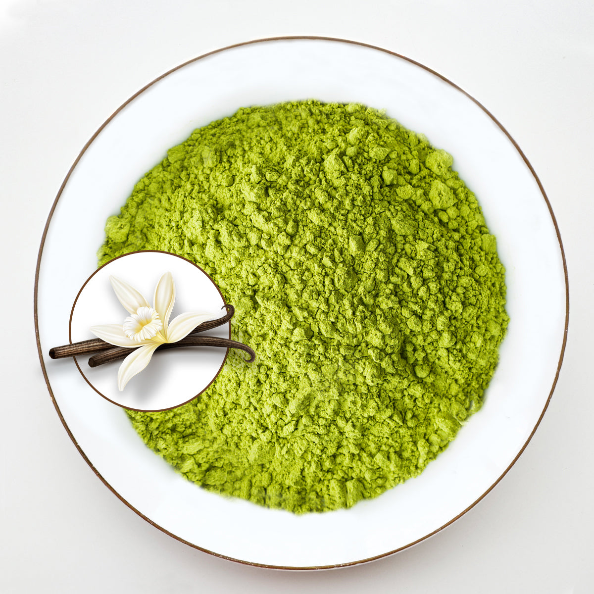 Matcha aromatisé à la vanille française | Biologique