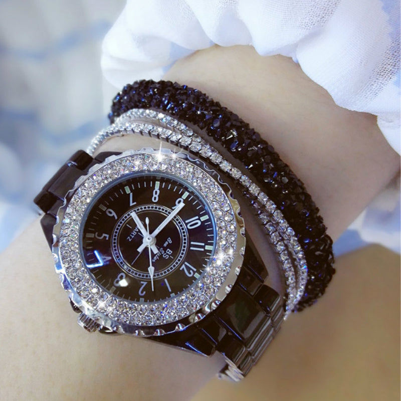 Dazzling Bejeweled Wrist Watch For Women – Watch