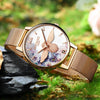 Romantic and Sweet Style Floral and Bee Dial Quartz Watches
