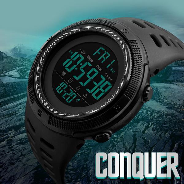 Sports & Military Watch - The Compact™ Men's Luxury Electronic Digital Outdoor Watch