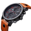 Watches - Military Grade Wristwatch With Leather Strap