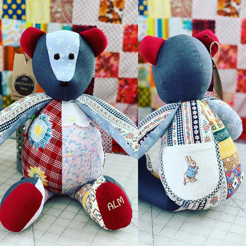 memory bears from old clothes