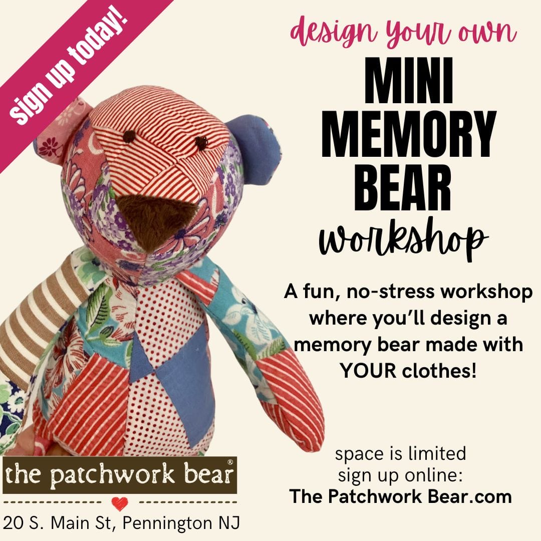 FEBRUARY 22: Design Your Own MINI MEMORY BEAR