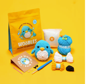 Learn to Crochet Kit - Fred the Dinosaur by The Woobles – Mochi Kids