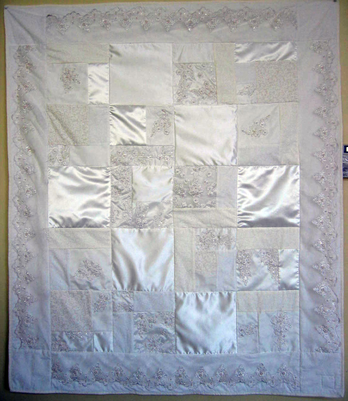 wedding dress quilt patternimage