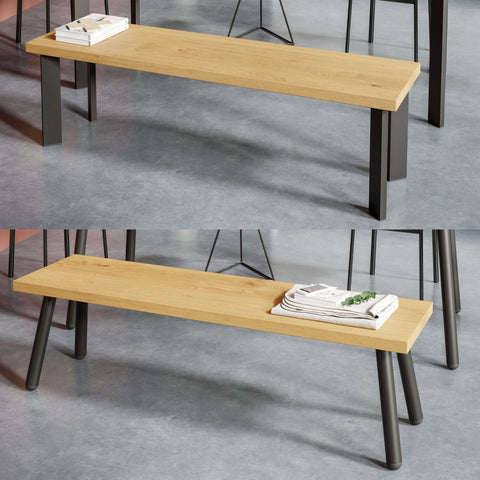 Single pin bench table legs