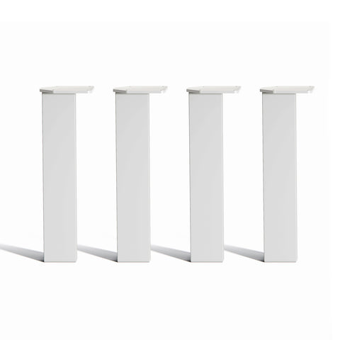 White Scandinavian design table legs
