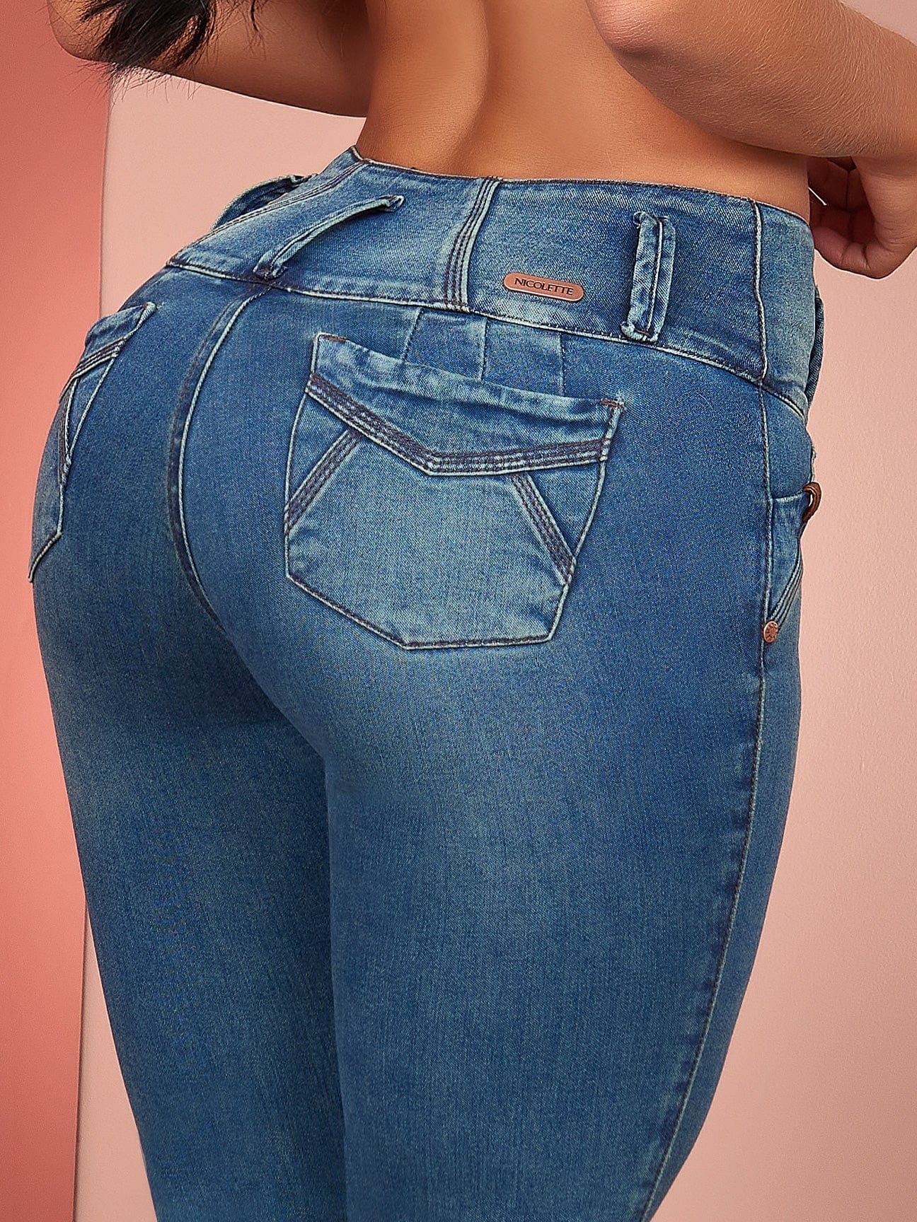 Brazilian Butt Lift Jeans- Size 3/4 USA (38Brazil ) Flare Jeans