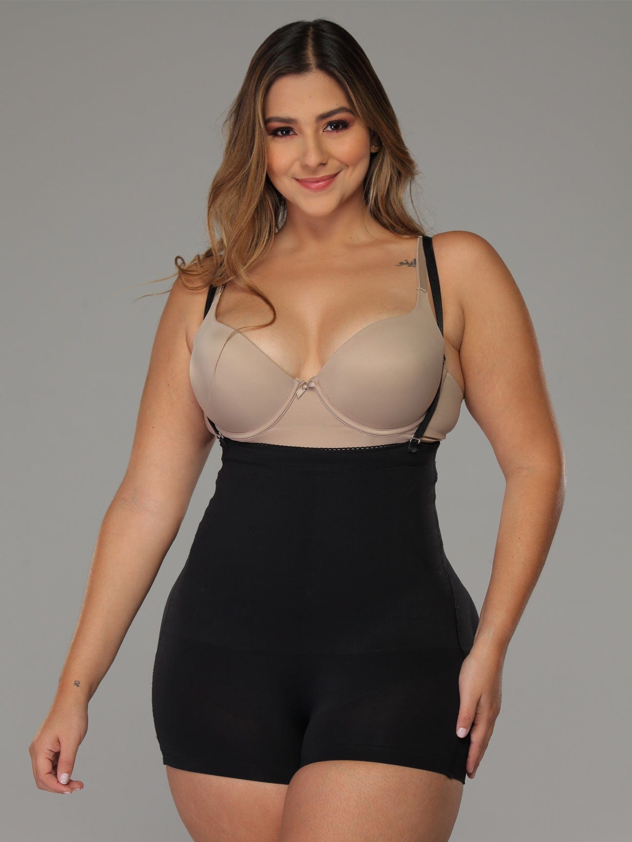 Halter Shaping Bodysuit With Tummy Control