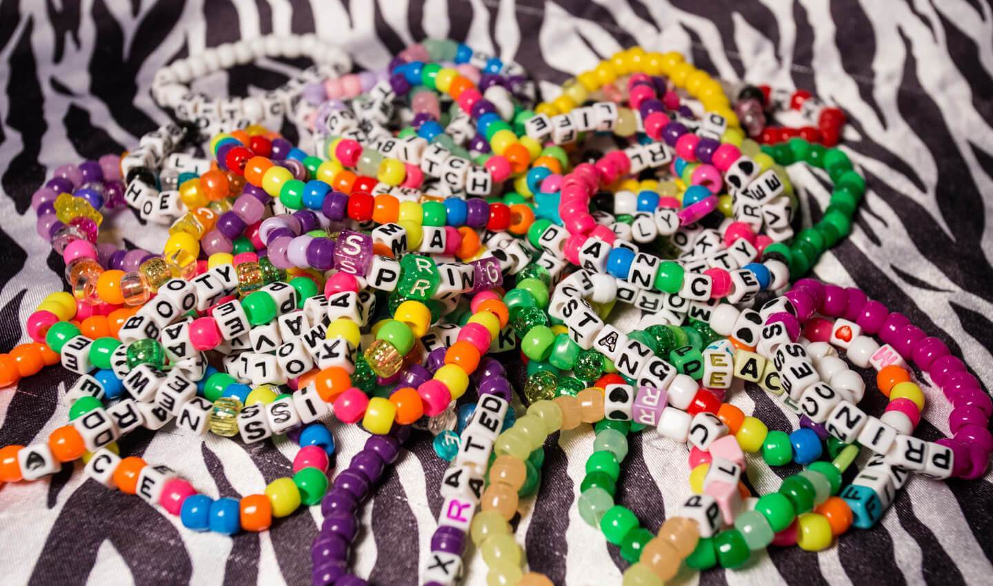 festival candy bracelets