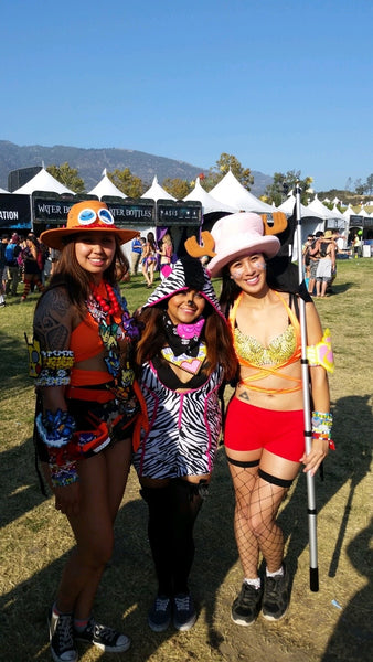 matching rave girls get a tour of nocturnal wonderland 