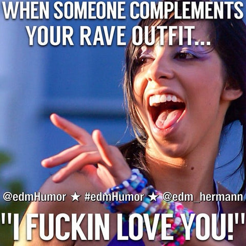 funny rave meme