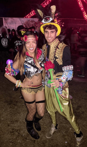 PLUR rabbit meets rave girl at Beyond Wonderland 2016