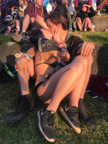 Ravers Kissing on the Hill At Paradiso