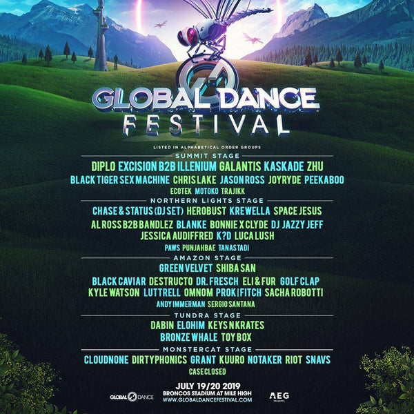 Global Dance Festival 2019 Lineup