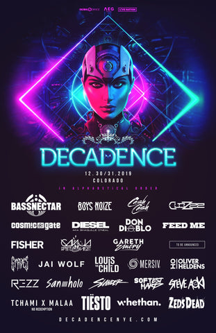 Decadence Lineup 2019