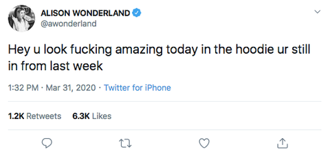 Alison Wonderland Funny Tweet