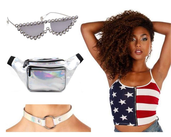 America Rave Outfit