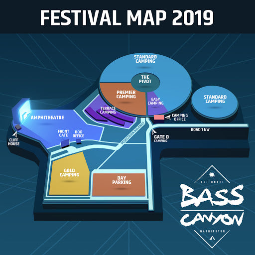 Bass Canyon Festival Map 