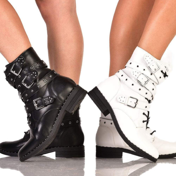combat boots for raves and music festivals