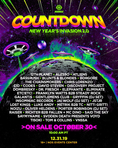 Countdown 2019 Lineup