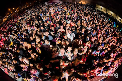 Crowd at Boodang Festival at Night