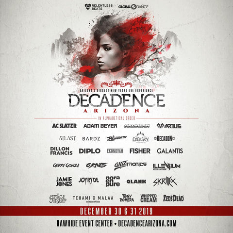 Decadence Arizona Lineup 2019