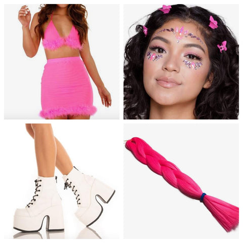 Flamingo Rave Outfit