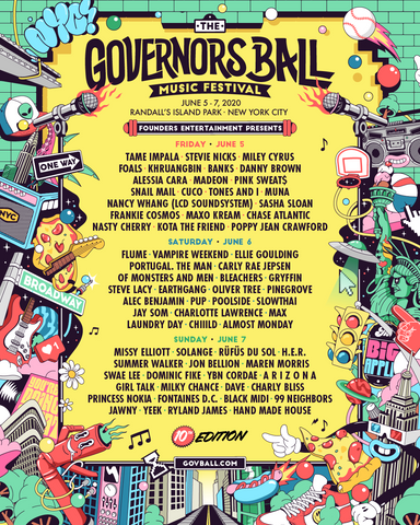 Govenors Ball Music Festival Lineup