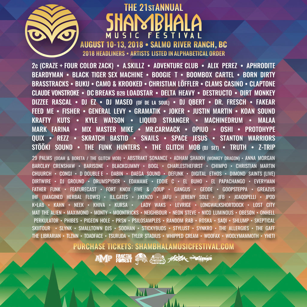 Shambhala 2018 Lineup 