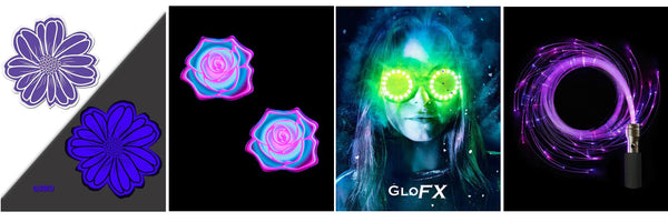 glow in the dark and light up rave accessories