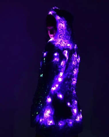 J. Valentine Light up Sequin Hoodie 