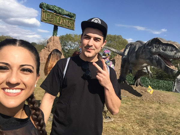 rave couple enjoys exploring lost lands 