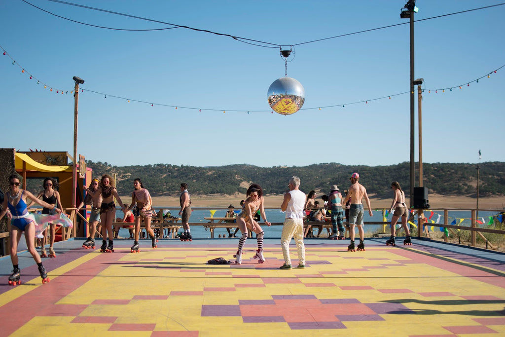 Disco Ball on the Dance Floor at Lightning in a Bottle