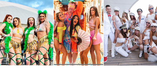 themed rave outfits for groups at music festivals