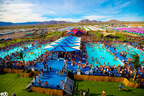 Pool at Camp EDC Las Vegas