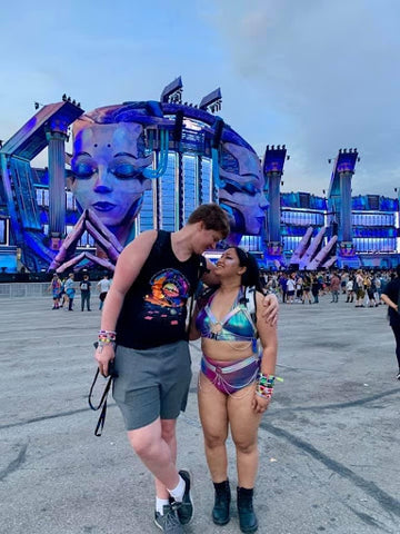 RAver couple at EDCLV