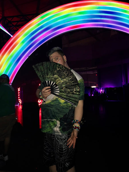 Raver at Lucky Festival Wearing INTO THE AM 