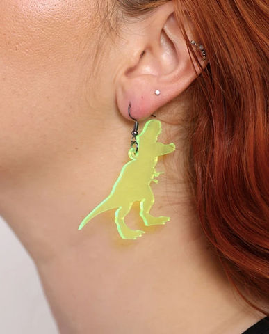 t rex earrings