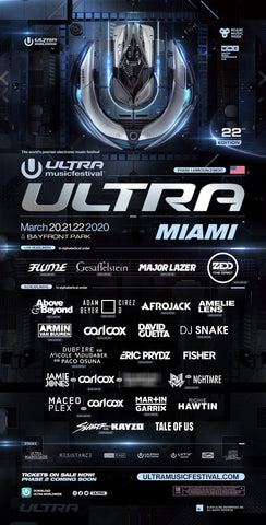 Ultra Miami Phase 1 Lineup 2020