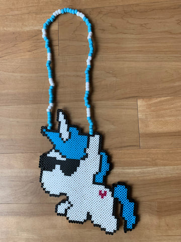 Unicorn Perler Necklace