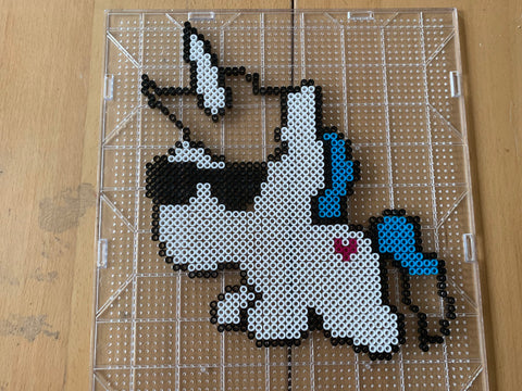 Unicorn Perler step by step instructions