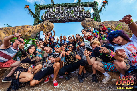 Welcome Headbangers Sign at Lost Lands 