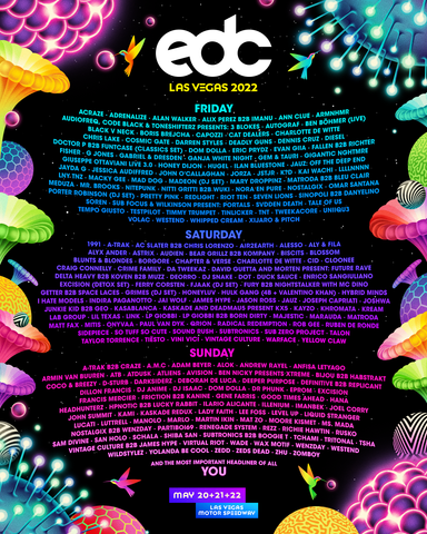 edc 2022 lineup