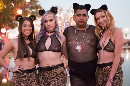 Cheetah Kitty inspired rave outfit