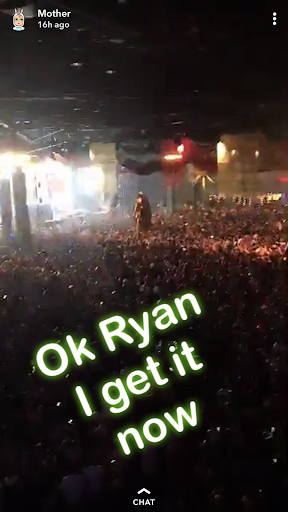 Snapchat at Freaknight Festival