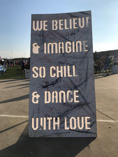 Good Vibes Sign at Imagine Music Festival 