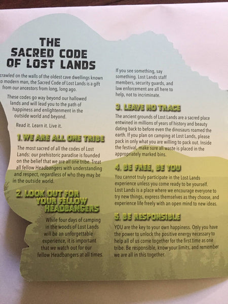 Lost Lands Festival secret code