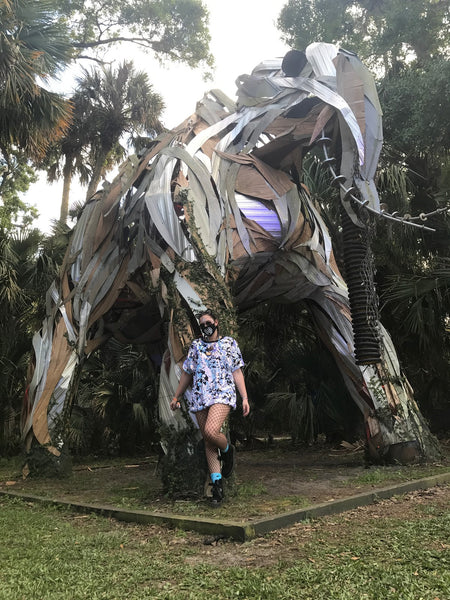 Artwork installation at Okeechobee Music Festival 2018